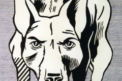 wolf-100-x-120-cm - Repro R. Lichtenstein - kein Verkauf